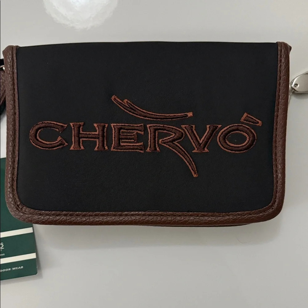 CHERVO Black and Brown Men's Wallet